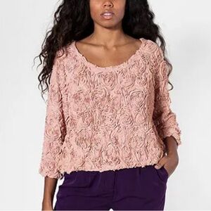 American Apparel Dusty Rose blouse/ sweater